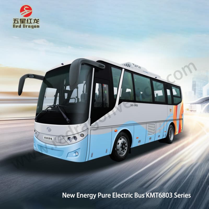 Proveedor New Energy Pure Electric Bus 8 metros 34 plazas Precio de autocar