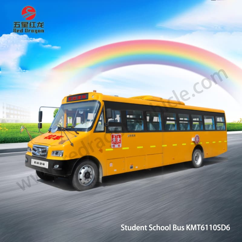 Fabrique KMT6110SD6 Autobús escolar primario y secundario de 56 asientos a la venta
