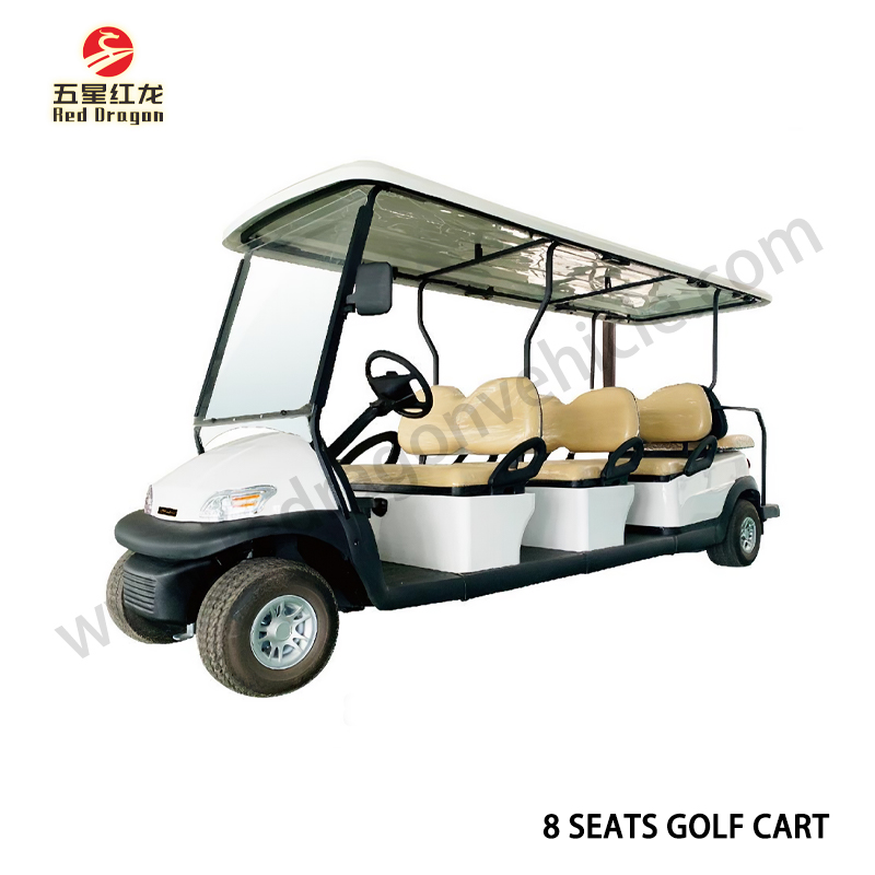 Nuevo carrito de golf eléctrico de 8 asientos GGC-GEF QC-6D personalizable